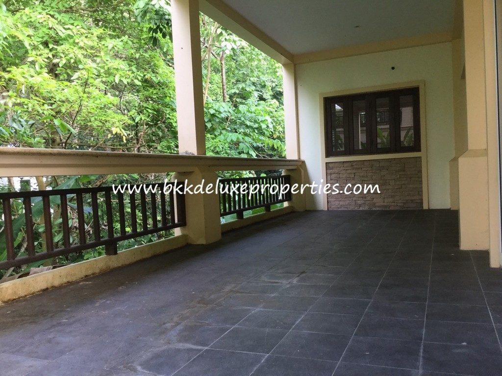 Bkkdeluxe Phuket Patong Town House For Sale. Downstairs Balcony.
