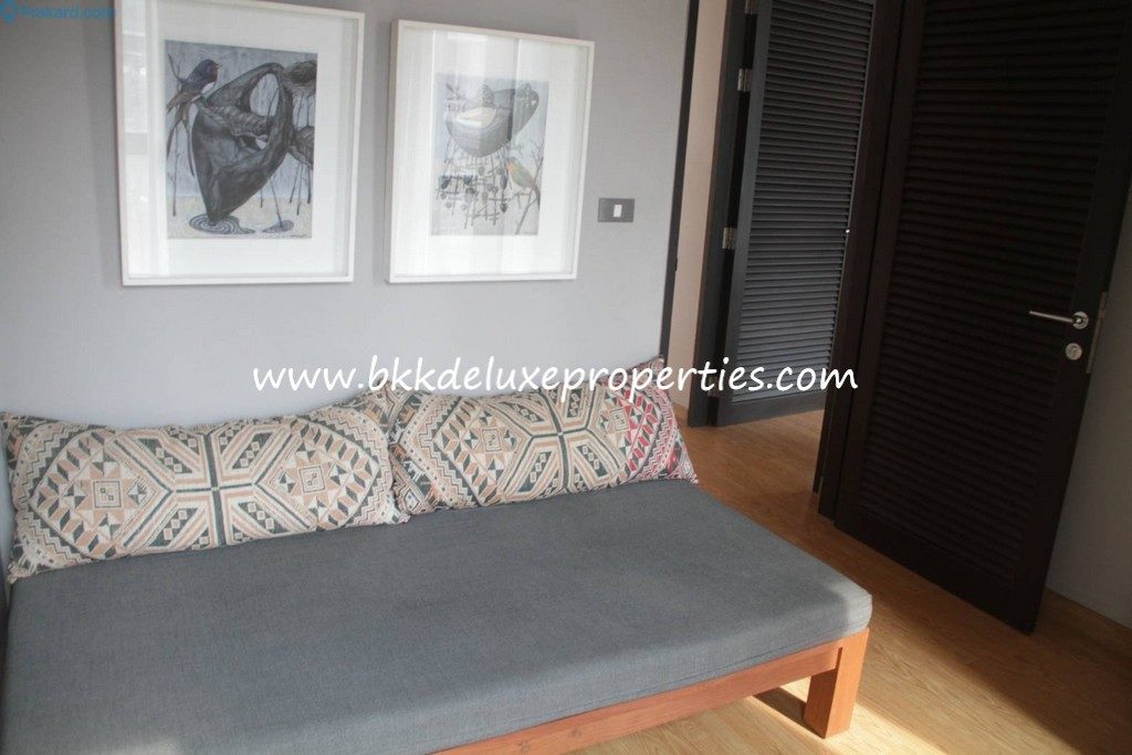 2 Bed Condo For Rent Soi Bun Chana Bedroom View