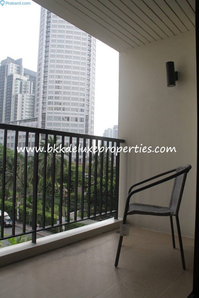 2 Bed Condo For Rent Soi Bun Chana Balcony View