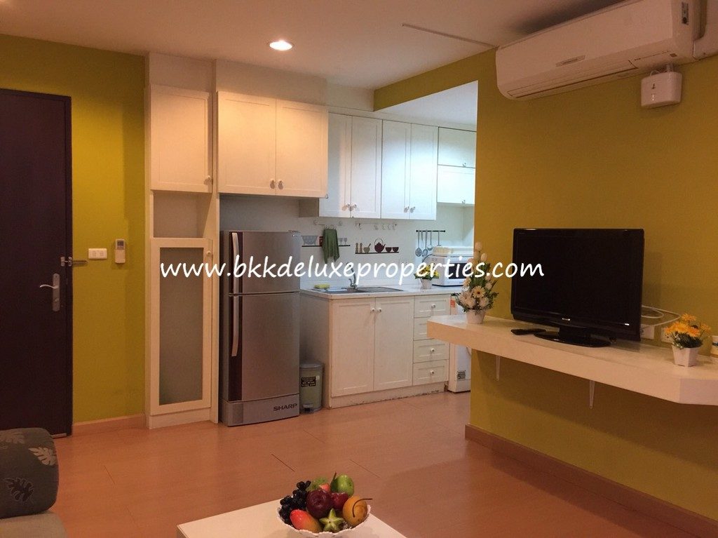 Modern Condo For Rent In Ekkamai. Fridge View