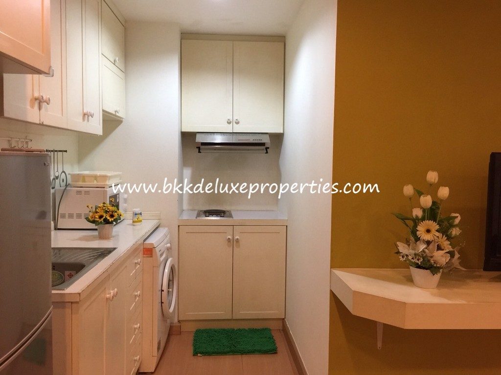 Modern Condo For Rent In Ekkamai. Kitchen View