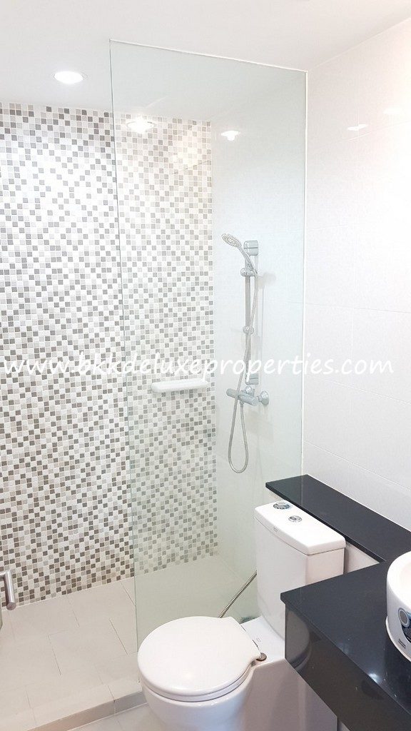 Two bedroom condo for sale on Sukhumvit Soi 11. Shower View