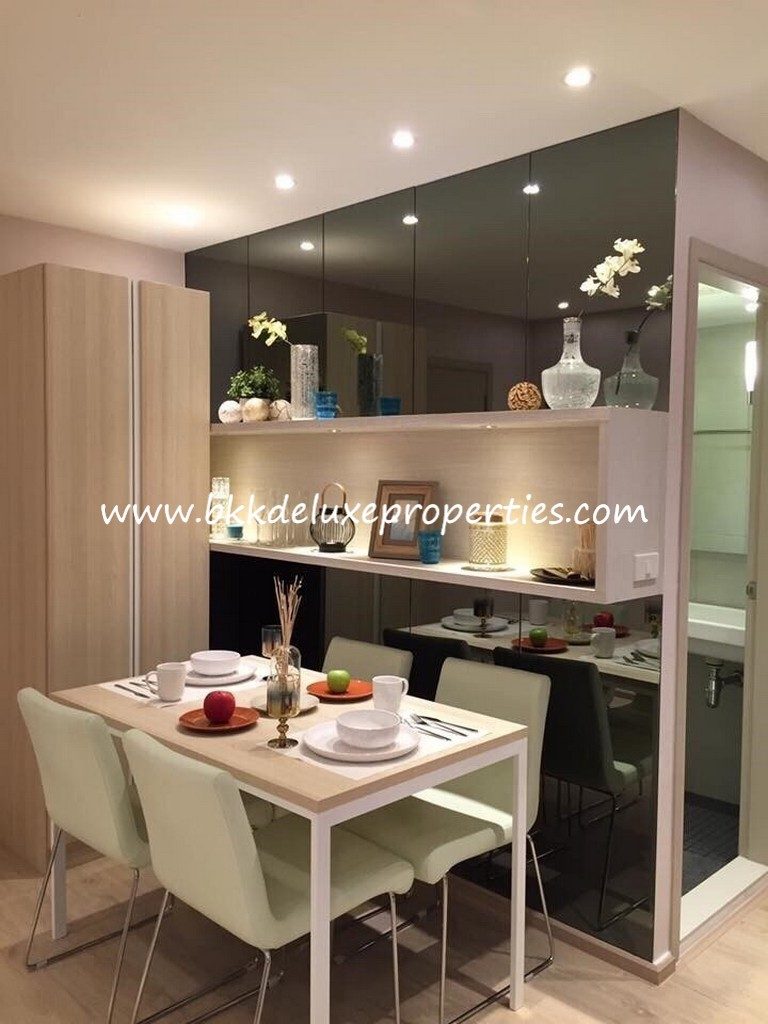 Contemporary condo for sale in Punnawithi. Dining Table