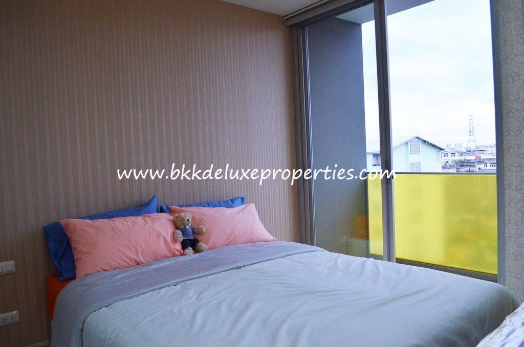 Huai Khwang Bangkok condo for rent, Pracharat Bamphen 6. Bed