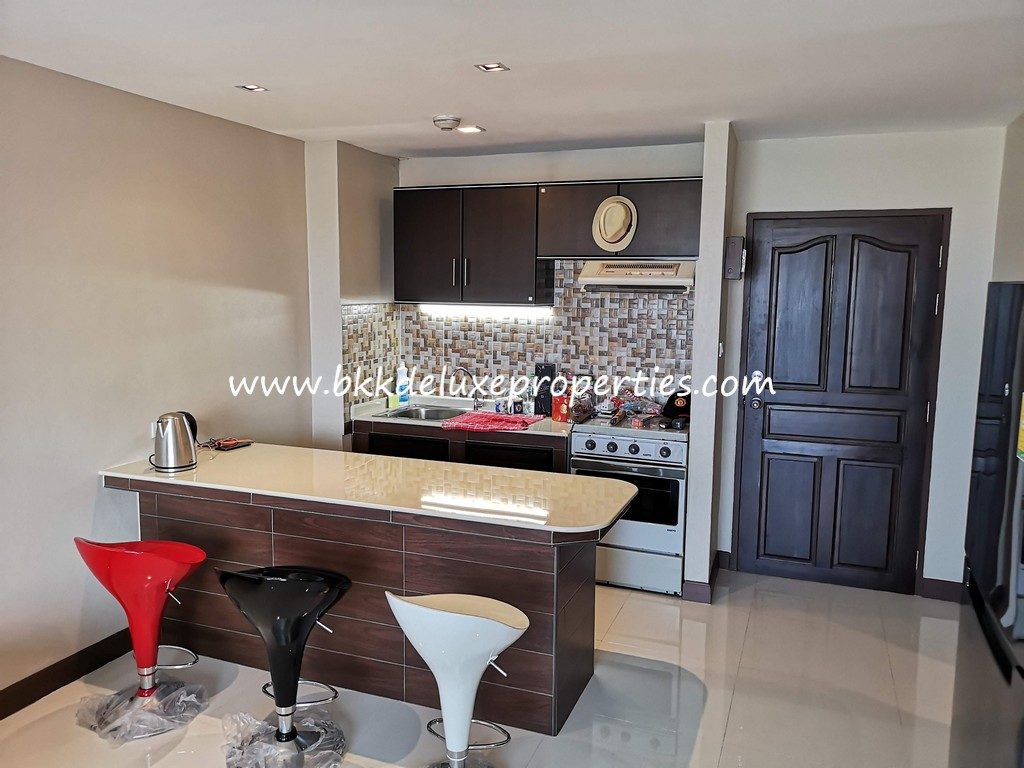 Bangkok Condo For Rent On Pridi 14. Living Area