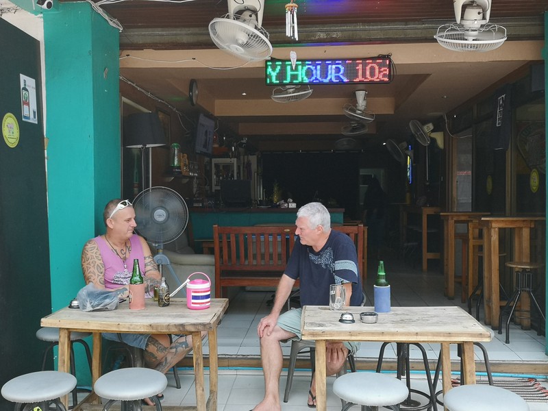 The Last Drop. Pridi 2. Phra Khanong. Bangkok. Bobby + Customer.
