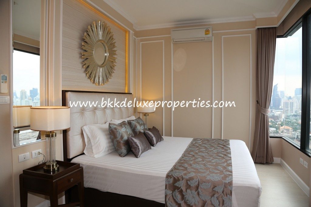 Bangkok Condo For Rent at Thonglor - Phetchaburi. Master Bed