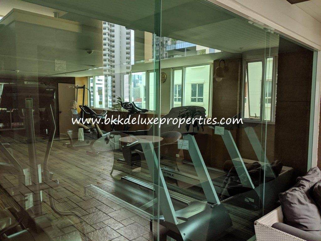 Bkkdeluxe Sukhumvit 11 condo apartment for rent in Bangkok. Gym.